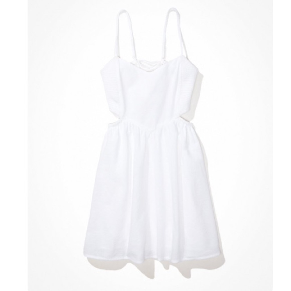 American Eagle XXL white cut out dress